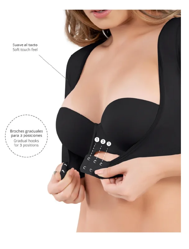 wireless bra with foam cups for shapeCYSM 1583 - Seamless Arm Control Push Up Shaper