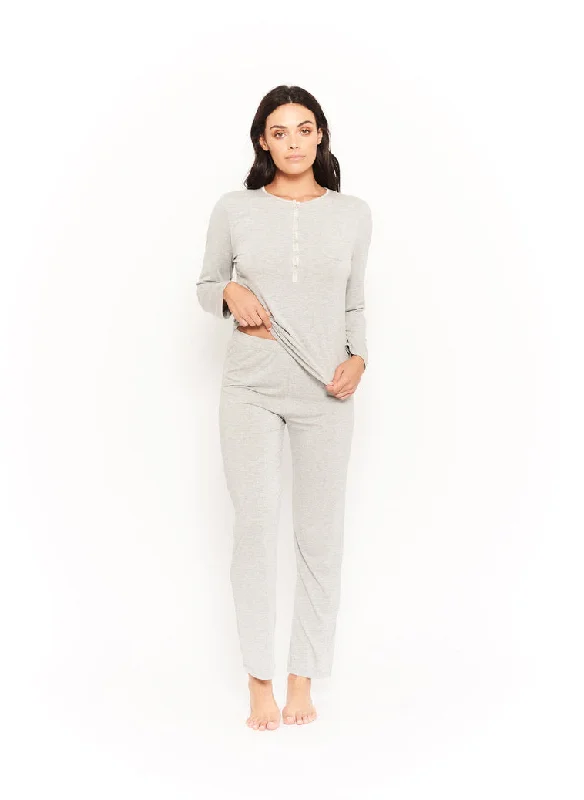 women's pajamas for ultimate relaxationBamboo Pyjamas - Grey Marle