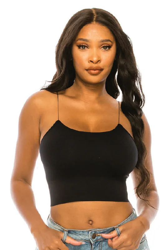 wireless mastectomy bra with soft cupsThin Straps Bra Top