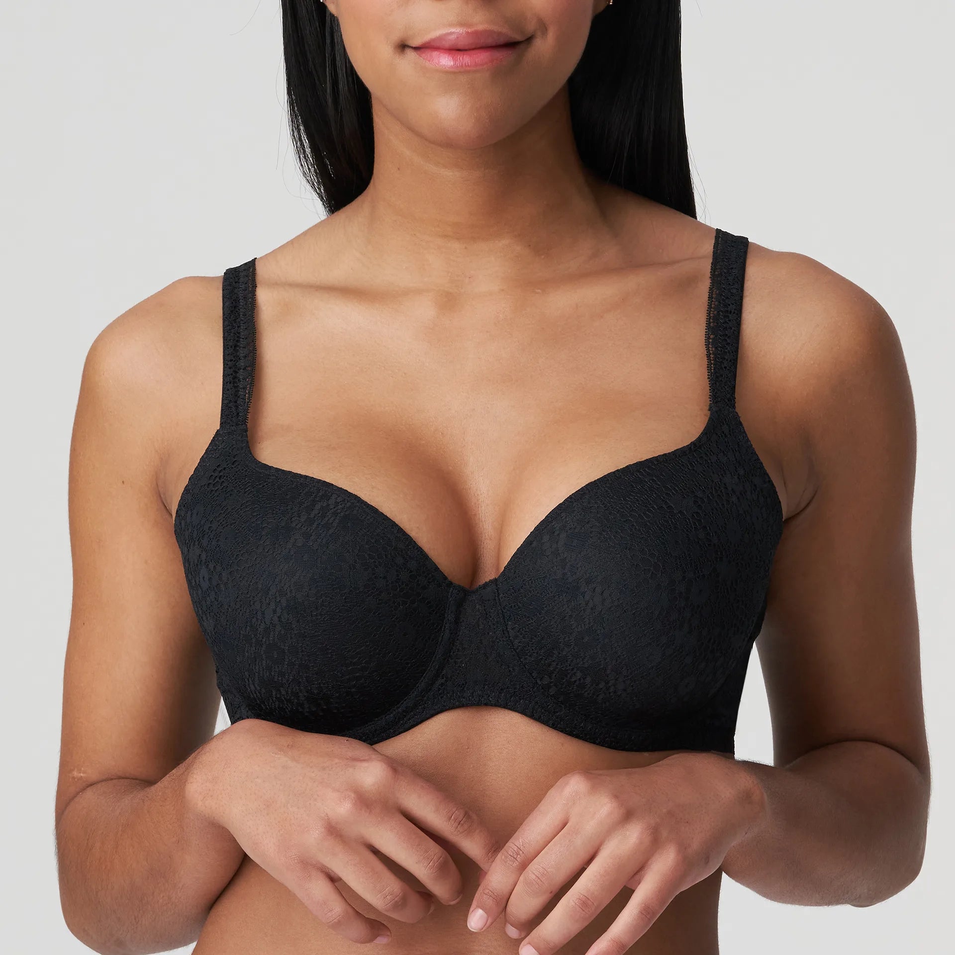 seamless bra with underwire supportPrima Donna Twist Padded Bra Heart Shape - Epirus - Black, White