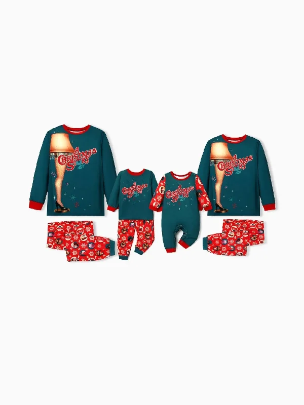 women's pajamas with a timeless appealChristmas Story Printed Family Matching Pajama Set