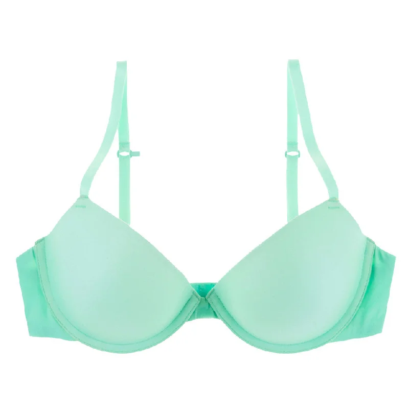 seamless bra with lace detailingThe "Oh Darling" Demi Push-Up