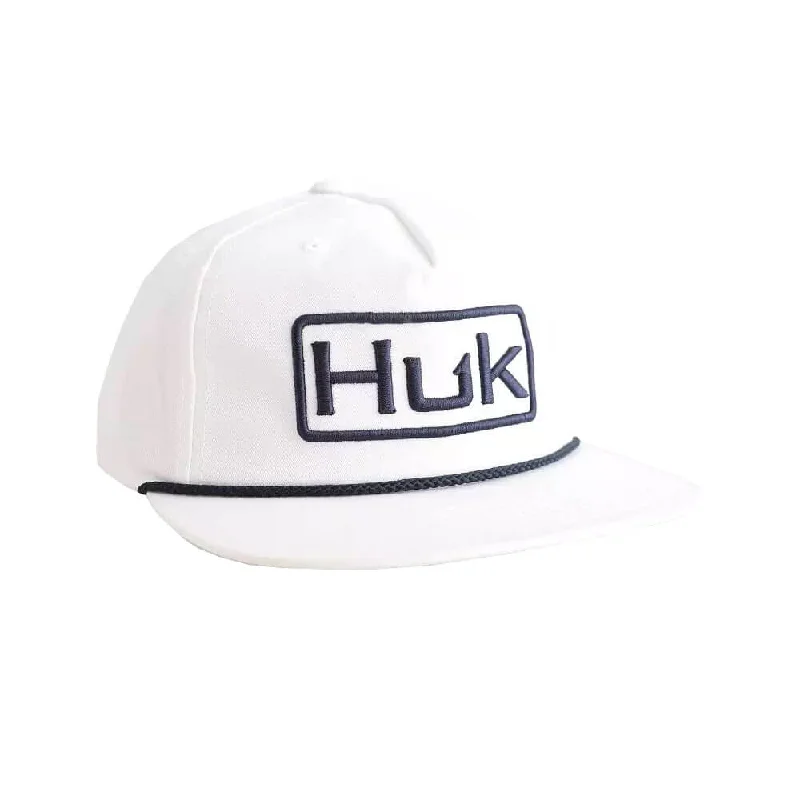 protective hard hats with visors for sun protectionHuk Captain Huk Rope Hat - White