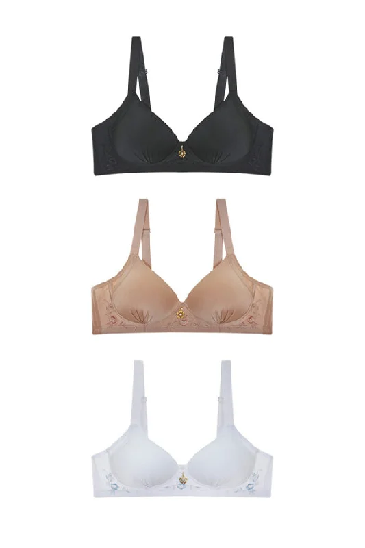 seamless bra for leotardsSolid coverage bra with lightly pad