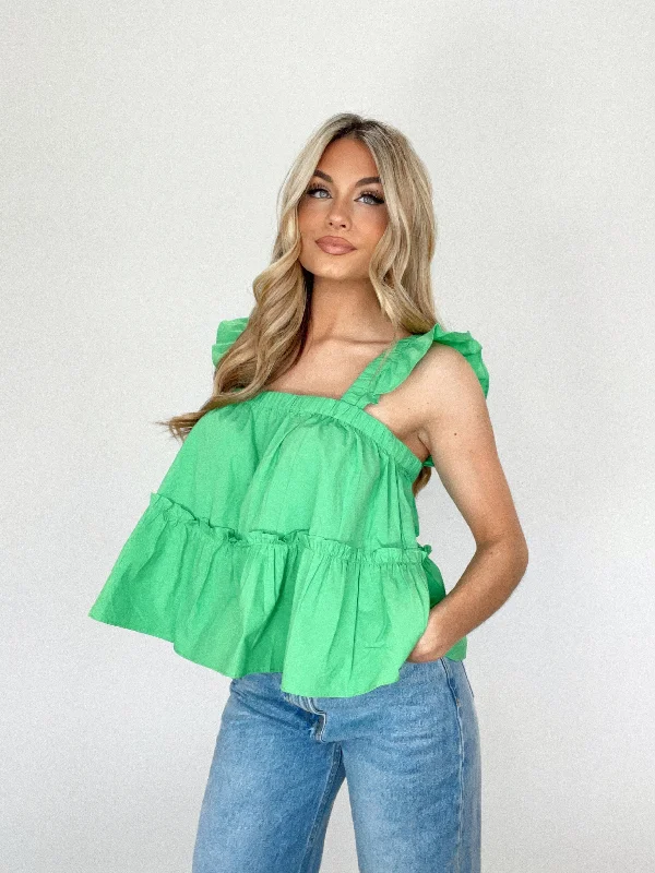 colorful party hatsSeascape Ruffle Tank