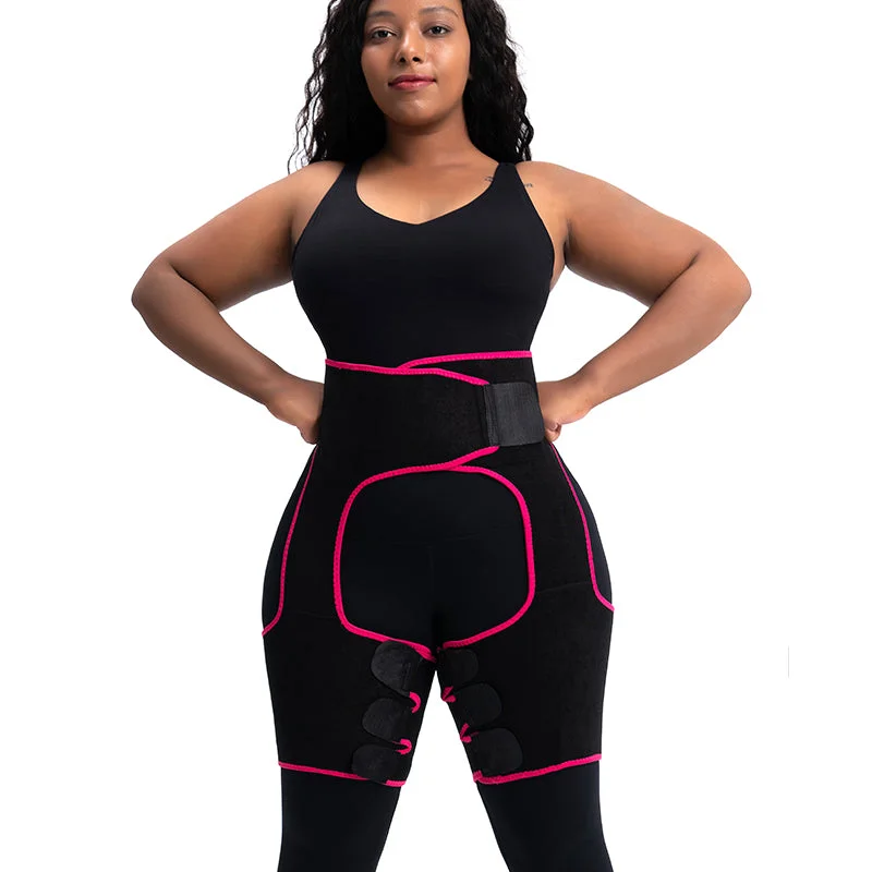 wire-free contour braNeoprene Sauna Low Waist and Thigh Trimmer Butt Lifter