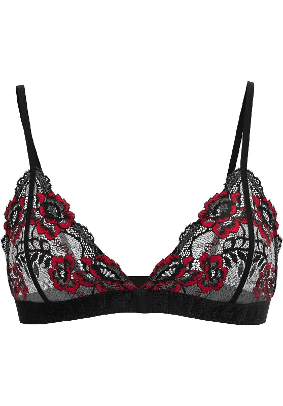 convertible bra with multiple wear optionsPandora - Дантелен бралет с регулируеми презрамки