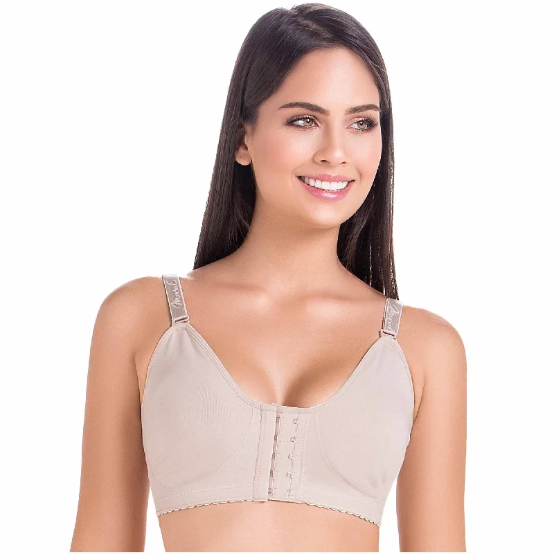 plus-size lace overlay nursing braMariaE Fajas FU113 Colombian Daily Use Bra