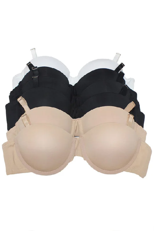 plus-size minimizer bra with smooth cupsExtreme Push-Up Demi Bra