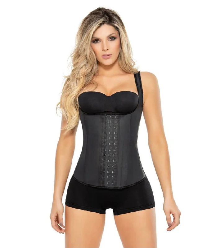 lace overlay convertible braWaist Training Vest