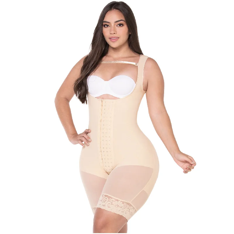 strapless bra with silicone stripsFajas MYD 0485  Post Surgery Mid Thigh Shapewear Bodysuit For Guitar