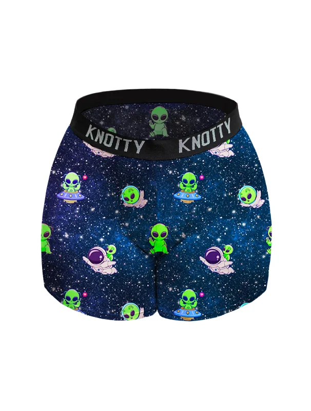 women's pajamas with a cozy, snug fit for ultimate comfortAiraModal™ Aliens in Space Boxer