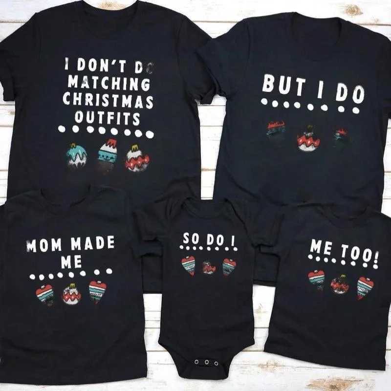 women's pajamas with a whimsical charmChristmas Family Matching Shirt Set