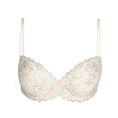 convertible plunge braMarie Jo Jane Horizontal Seam Balcony Bra | BOUDOIR CREAM