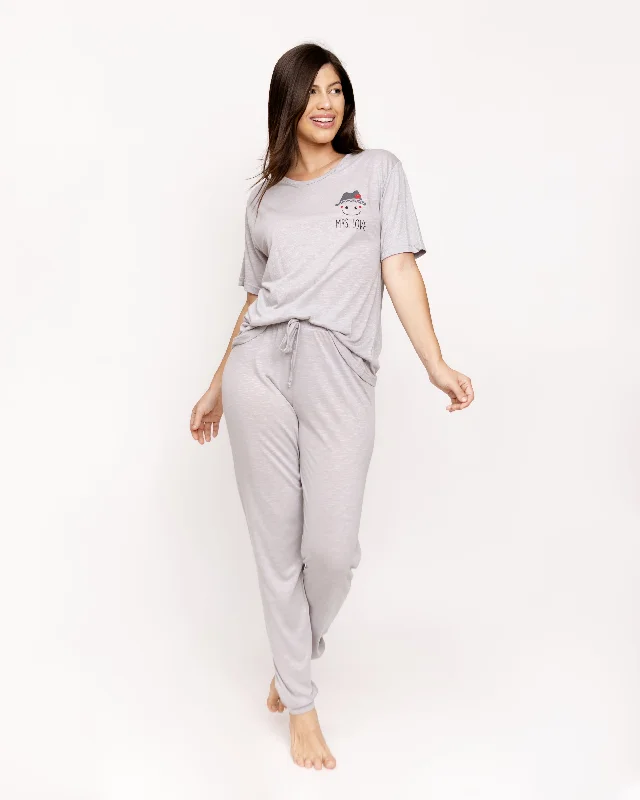 women's pajamas with a stylish cutPijama Pantalon MC. Mr Love