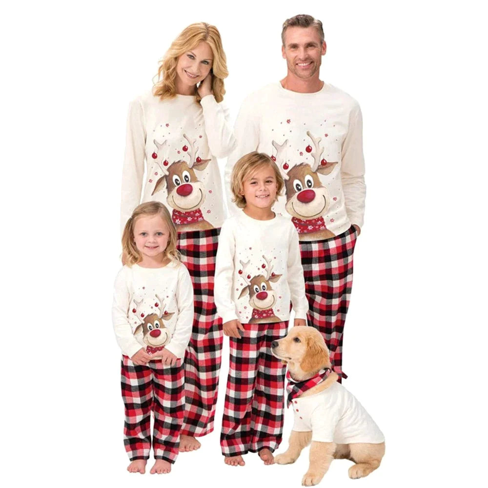 women's pajamas with a cozy, snug fit for ultimate comfortChristmas Deer Family Matching Pajama Set