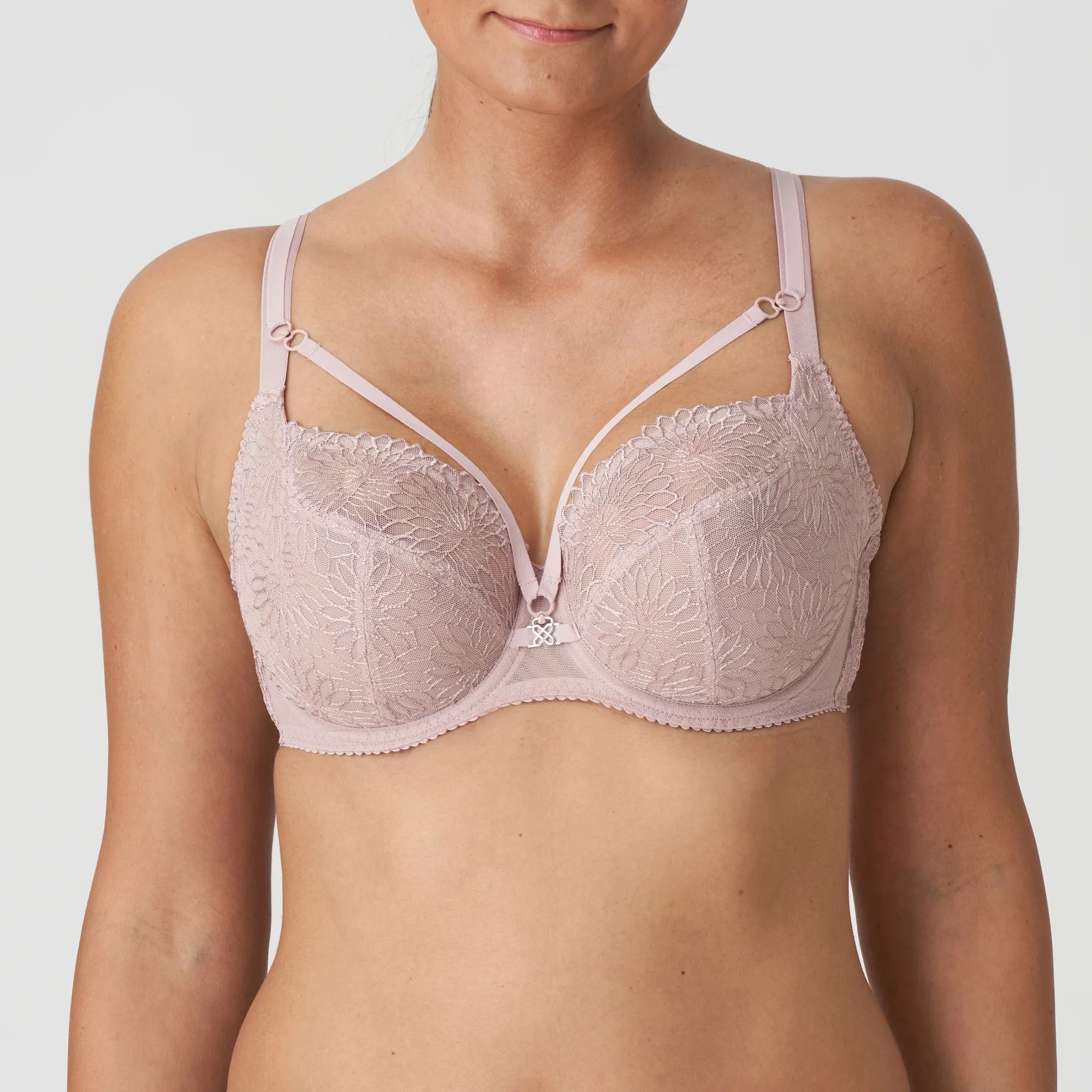 molded cup bra for shape retentionPrima Donna Tulip Seam Balcony Bra-Sophora-Bois de Rose