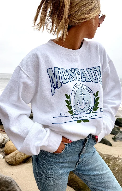 Women's Croatian Wool SweatersStanley Sweatshirt ~ Montauk Graphic