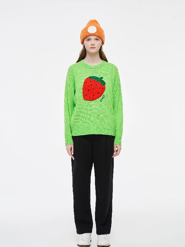 Women's Rounded Hem SweatersBerry Baby' Cashmere Crewneck