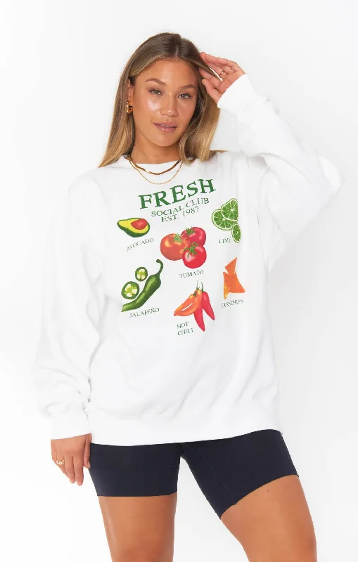 Women's Montenegrin Wool SweatersStanley Sweatshirt ~ Fresh Graphic