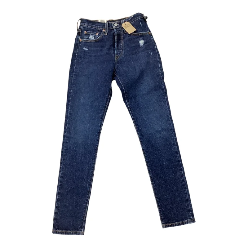 Women's Jodhpurs with Low WaistJeans Skinny By Levis In Blue Denim, Size: 0