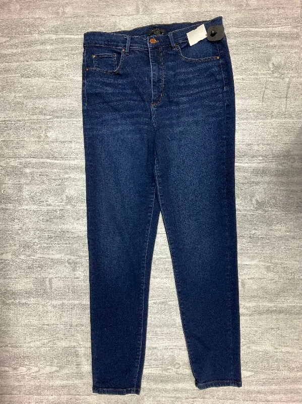 Women's Palazzo PantsJeans Skinny By Ann Taylor In Blue Denim, Size: 12