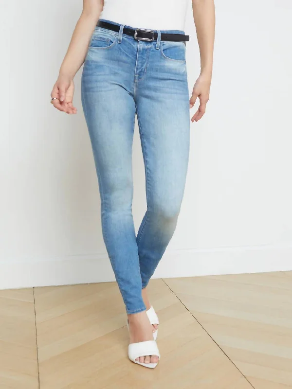 Women's Jodhpurs with Keyhole NeckMarguerite Jeans In Alamo