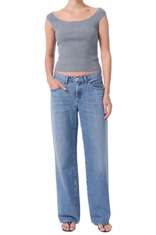 Women's Jodhpurs with Notched CollarFusion Jean In Renounce Donna