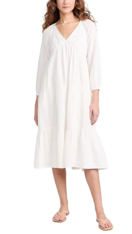 Women's Strapless DressesDream Cotton Gauze Sirene Dress In White