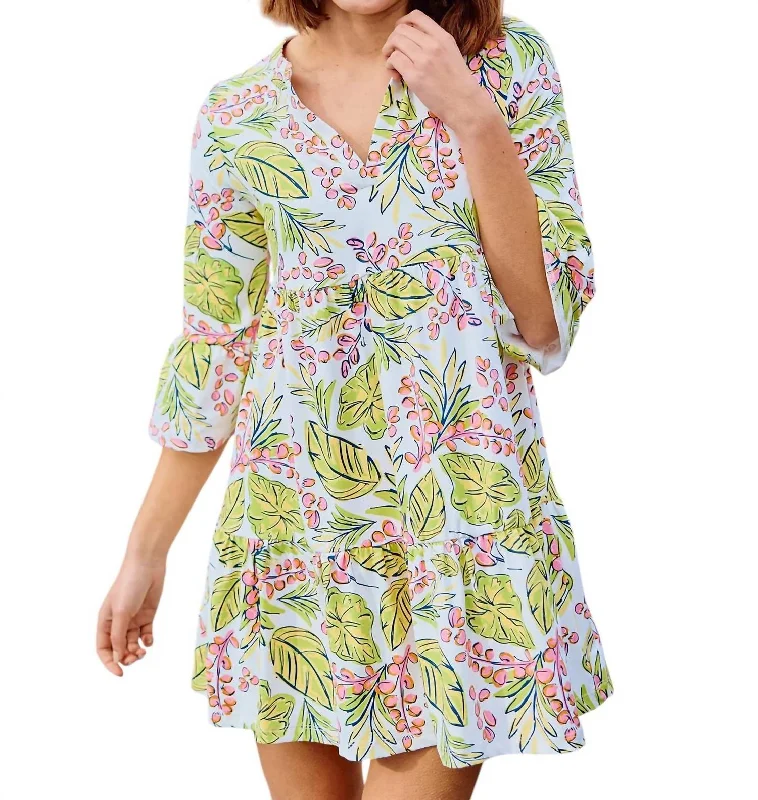 Women's Pencil DressesLaguna Dress In Vine Time Lime