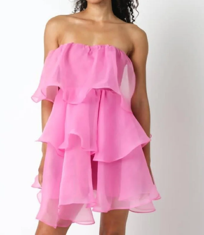 Women's Midi DressesNatalia Dress In Pink