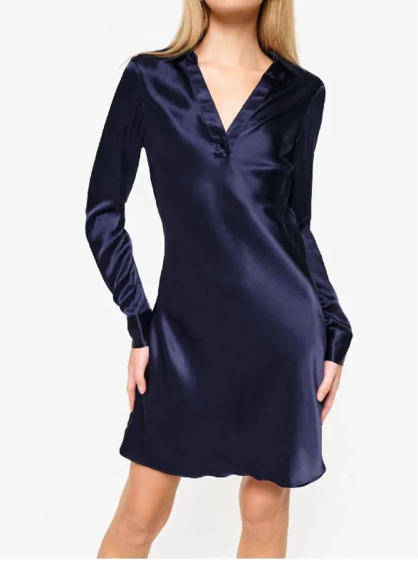 Women's Fit and Flare DressesToulouse Dress In Navy