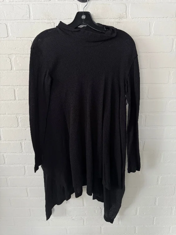 Women's Blouse with FrillsTop Long Sleeve By We The Free In Black, Size: Xs